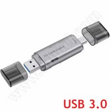 Четец за карти Enjoy Life, USB-A & USB-C, USB 3.0